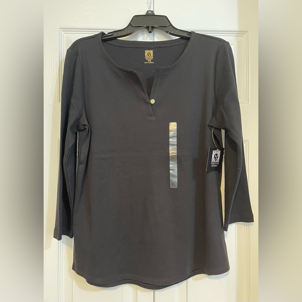 Anne Klein 3/4 Sleeve CottonTop #164